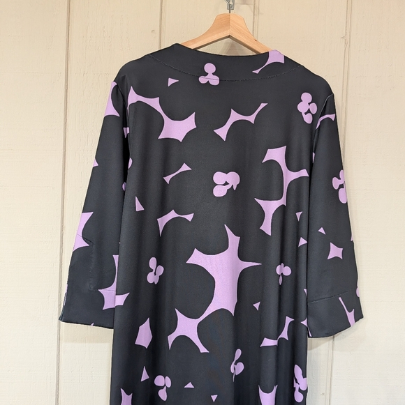 Lesley‎ Evers Maeve Lilac Jumbo Blooms Dress Floral 2X - Picture 8 of 15